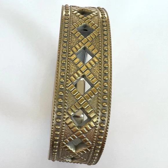 Heidi Daus Vintage “Pavé Crystal Bangle” watch bracelet EUC size S/M interior 8”